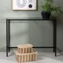 Dipp-konsolipyt 100 x 30 cm - Musta