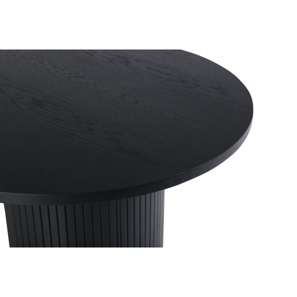 Ruokapöytä 200x90 cm mustaksi petsattu - Bianca Ruokapöytä 200x90 cm mustaksi petsattu - Bianca