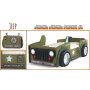Jeep Army - Auton snky - 90 x 190 cm