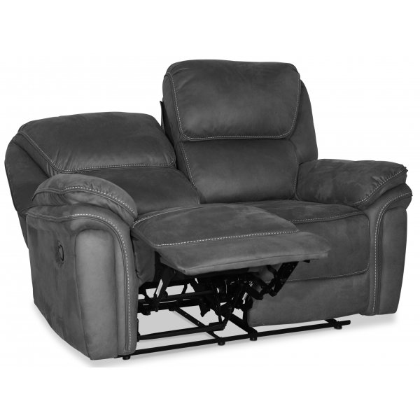 Riverdale 2 istuttava leposohva - harmaa (mikrokuitu) Riverdale 2 istuttava leposohva - harmaa (mikrokuitu)