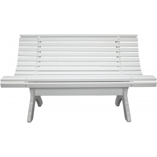 Lillesand 3-istuttava penkki - Valkoinen