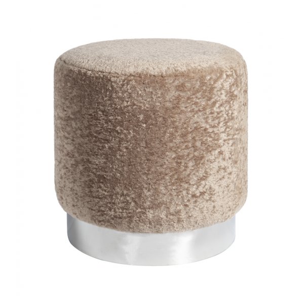 Furry-lattiatyyny - Beige / Kromi