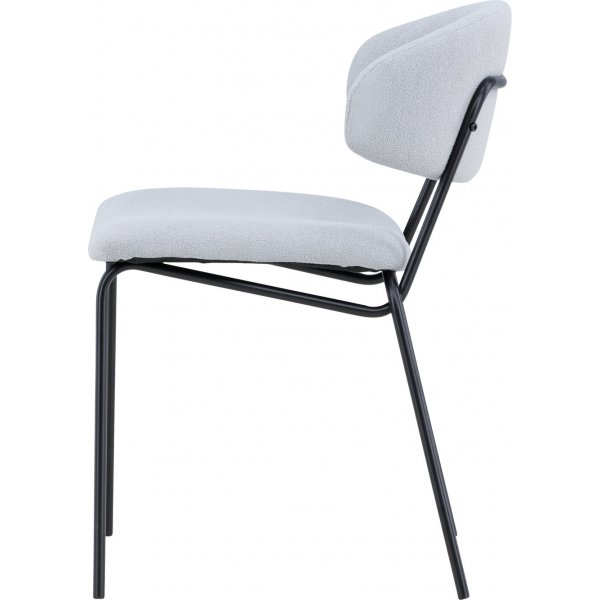 Chico ruokapöydän tuoli - Blue bouclé Chico ruokapöydän tuoli - Blue bouclé