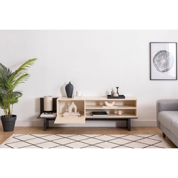 Frank TV-taso - Beige/antrasiitti Frank TV-taso - Beige/antrasiitti