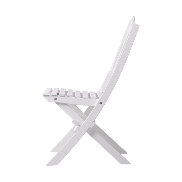 Hav�ng valkoinen ulkokalusteryhm�; 2 tuolia ja p�yt�