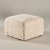 Frankie-pouf 50 x 50 cm - Beige nalle