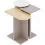 Mund-pyt 51 x 13 cm - Vaalea mokka/tammi/valkoinen