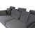 Brandy Lounge -sohva XL, 3,5 istumapaikkaa - Tummanharmaa (Sametti) + Huonekalujen tahranpoistoaine