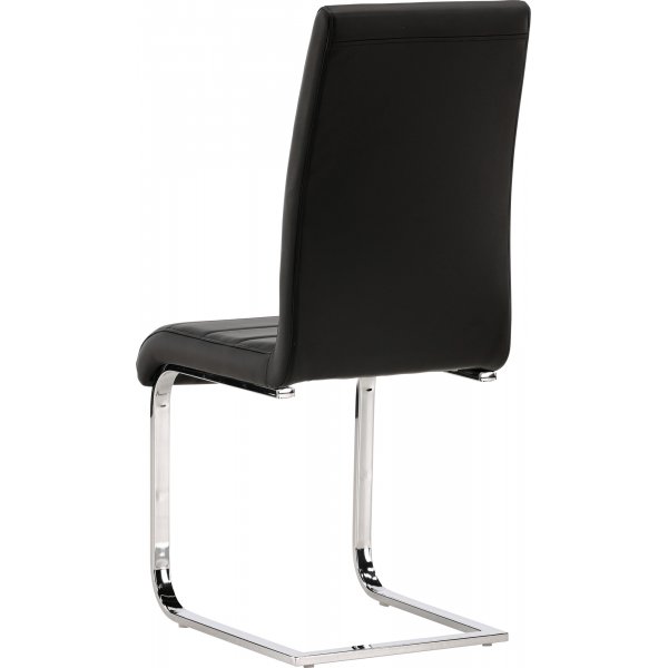 Tempo ruokapöydän tuoli - musta PU Tempo ruokapöydän tuoli - musta PU