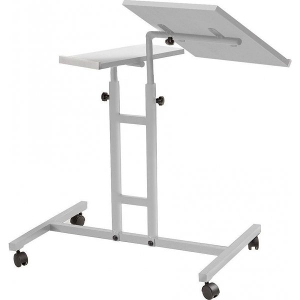 Glen kannettavan tietokoneen pöytä 67x45,5 cm - Valkoinen (pyörillä) Glen kannettavan tietokoneen pöytä 67x45,5 cm - Valkoinen (pyörillä)