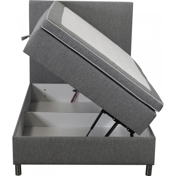 Sänky säilytystilalla harmaa 120x200 cm Sänky säilytystilalla harmaa 120x200 cm