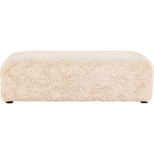 Frankie-pouf 100 x 100 cm - Beige nalle
