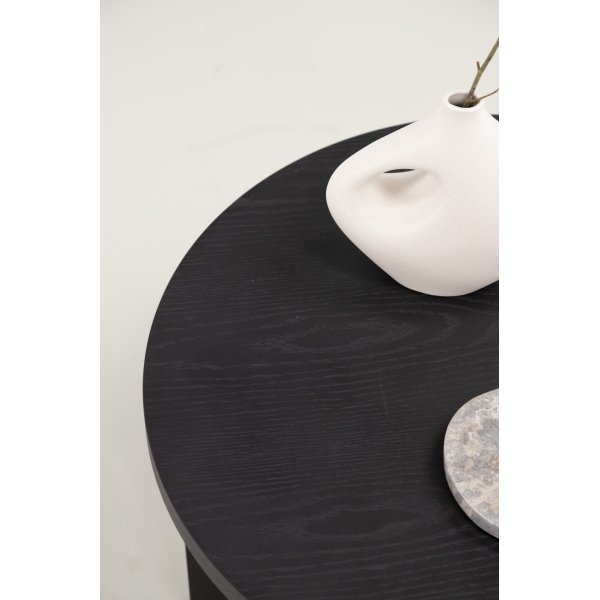 Melker sohvapöytä Ø85 cm - Musta Melker sohvapöytä Ø85 cm - Musta