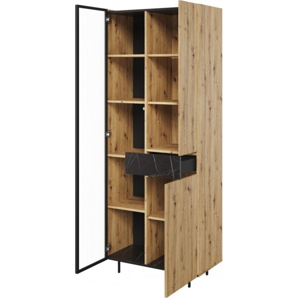 Marmo lasikaappi - Artisan tammi Marmo lasikaappi - Artisan tammi