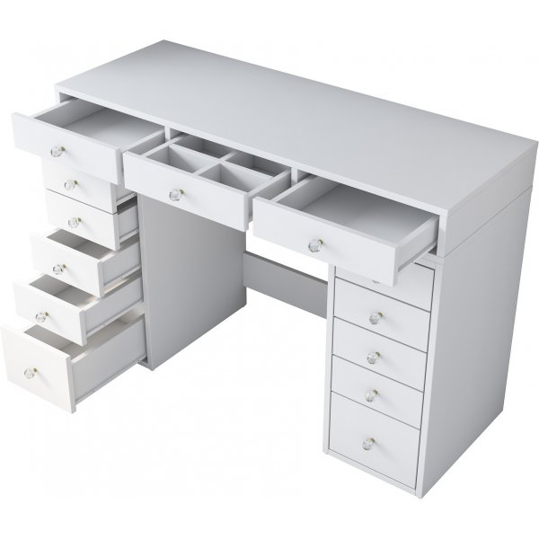 Bijou peilipöytä 6 - 120 x 44,5 cm - Valkoinen Bijou peilipöytä 6 - 120 x 44,5 cm - Valkoinen