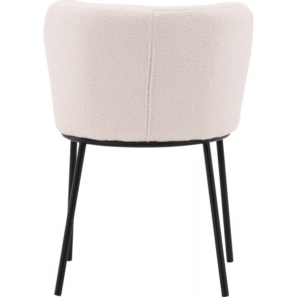 Edina ruokatuoli - Musta/valkoinen Edina ruokatuoli - Musta/valkoinen