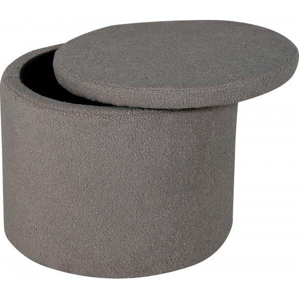 Jabar pouf - harmaa-beige nalle Jabar pouf - harmaa-beige nalle