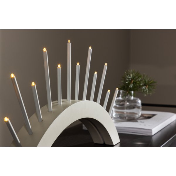 Björnrike pöytävalaisin - beige Björnrike pöytävalaisin - beige