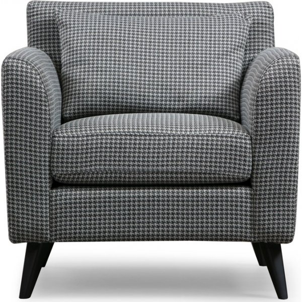 Nordic nojatuoli - Musta/valkoinen