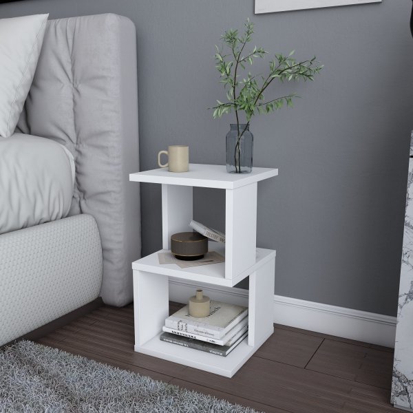 Carter yöpöytä - valkoinen Carter yöpöytä - valkoinen