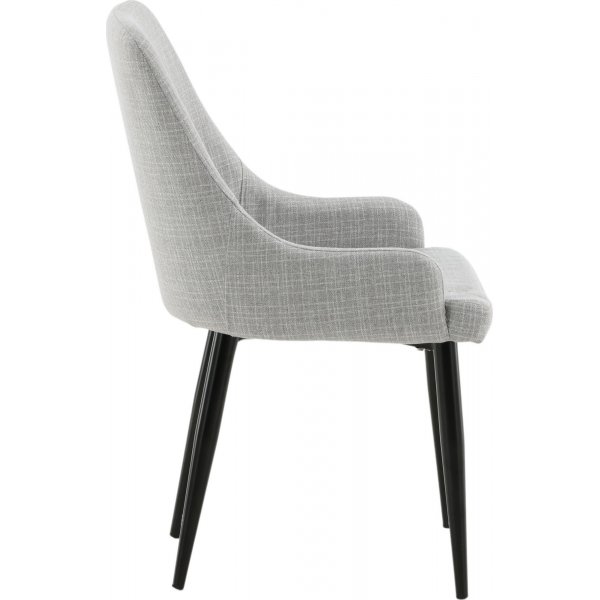 Paradis ruokatuoli - Vaaleanharmaa/musta Paradis ruokatuoli - Vaaleanharmaa/musta