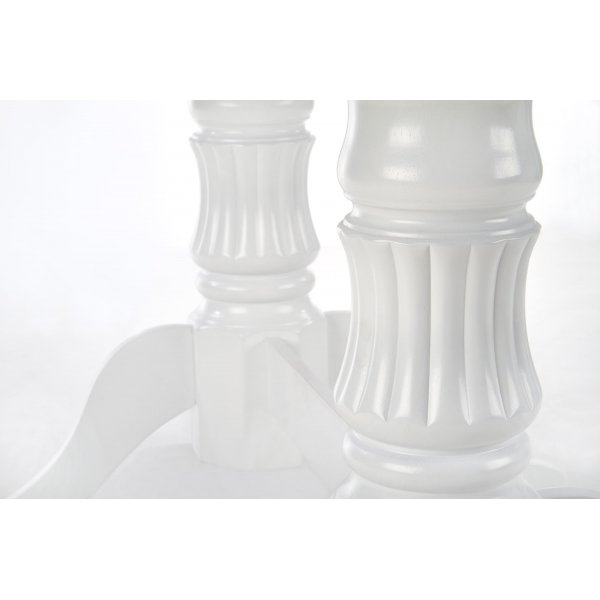 Leonardo jatkettava valkoinen ruokapyt 90x150-190 cm