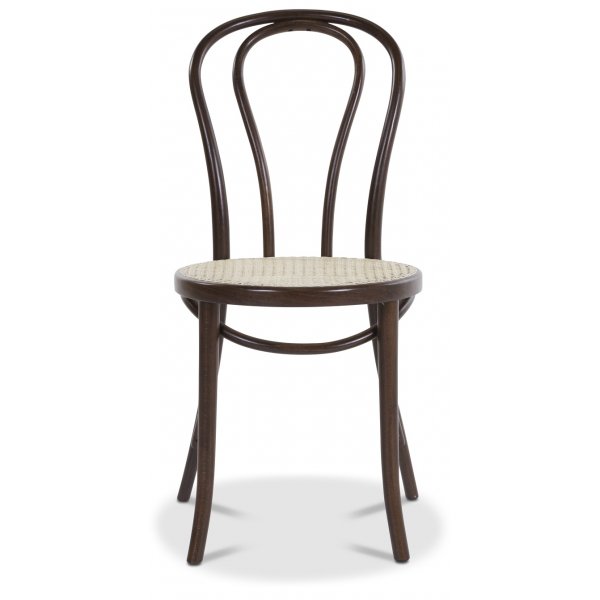 Taivepuinen Tuoli No18 Klassikko rottinki-istuimella - Rungon väri valinnainen Taivepuinen Tuoli No18 Klassikko rottinki-istuimella - Rungon väri valinnainen