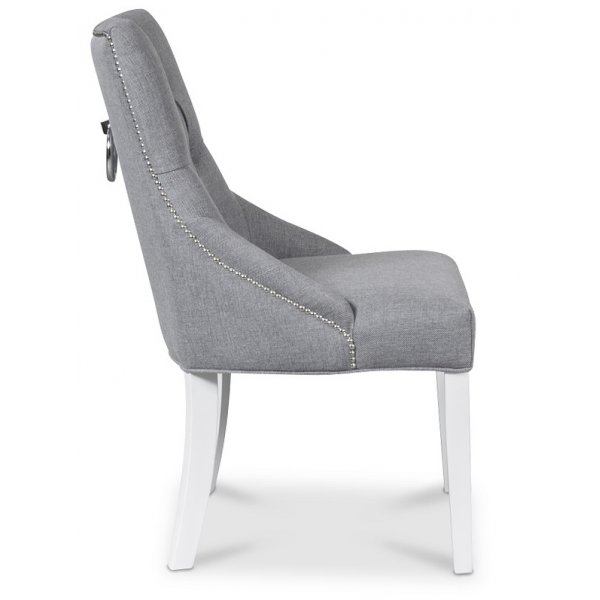 Tuva EUR tuoli kahvalla - Harmaa / valkoinen Tuva EUR tuoli kahvalla - Harmaa / valkoinen