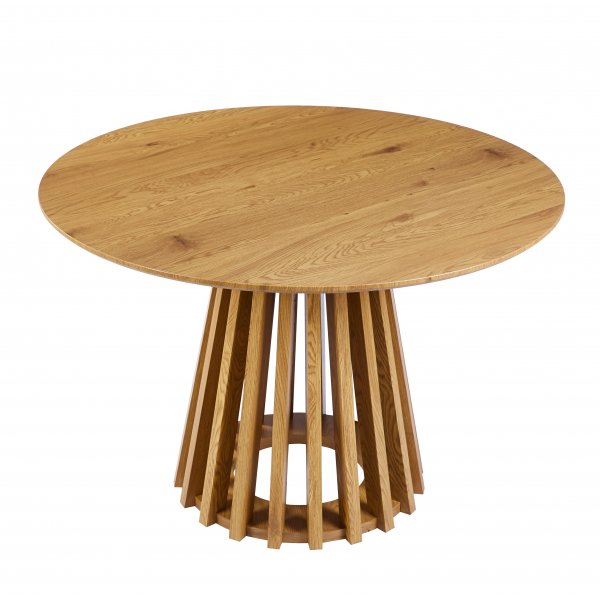 Inez pyöreä ruokapöytä Ø120 cm - Tammi Inez pyöreä ruokapöytä Ø120 cm - Tammi