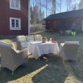 Asiakaskuva Denver-loungesetti keinorottinkia - Luonnollinen väri