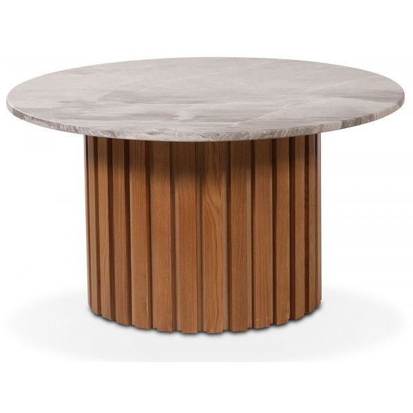 Matisse pyre marmorinen sohvapyt - Tammi / marmori