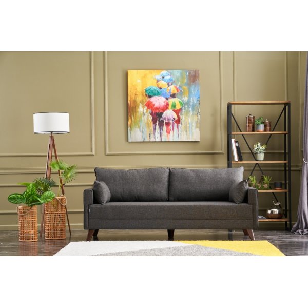 Bella 3-istuttava sohva - antrasiitti Bella 3-istuttava sohva - antrasiitti