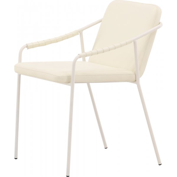 Kierretty ruokatuoli - beige