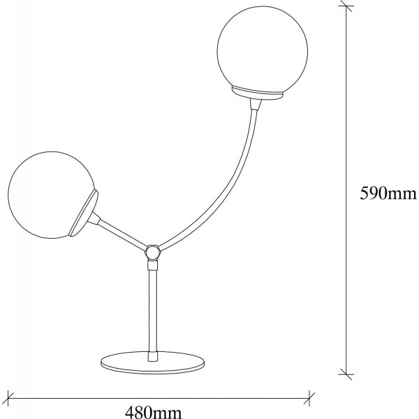 Chromozom-p�yt�valaisin - Musta/valkoinen
