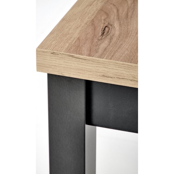 Callahan ruokapöytä 90-125 x 90 cm - Craft tammi/musta Callahan ruokapöytä 90-125 x 90 cm - Craft tammi/musta