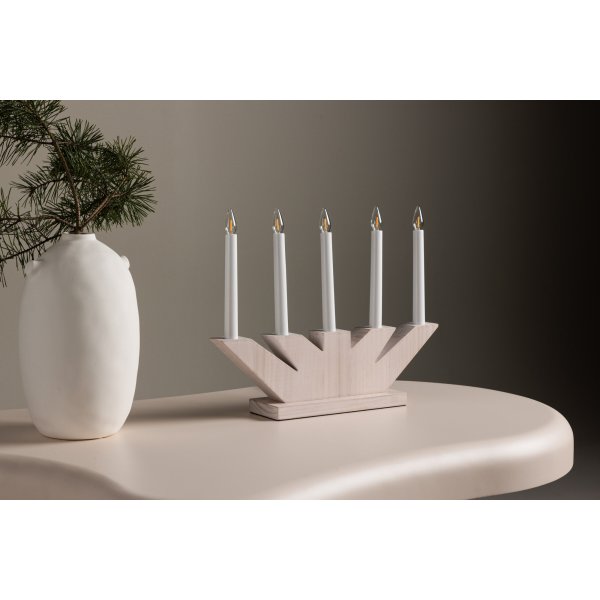 Verbier pöytävalaisin - Whitewash Verbier pöytävalaisin - Whitewash