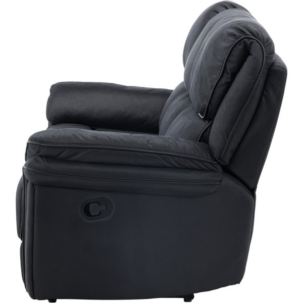 Saranda 3-istuttava leposohva - musta Saranda 3-istuttava leposohva - musta