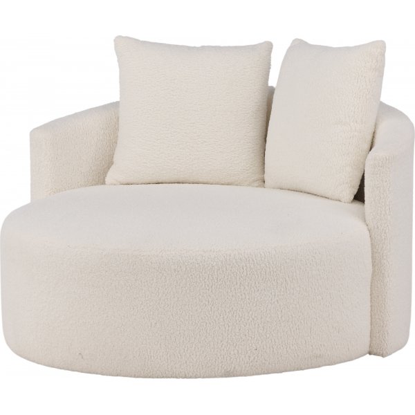 Kelso 2-istuttava sohva - Valkoinen nalle Kelso 2-istuttava sohva - Valkoinen nalle