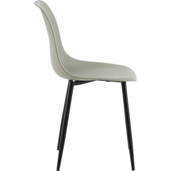 Bridge-ruokailutuoli - Harmaa muovia