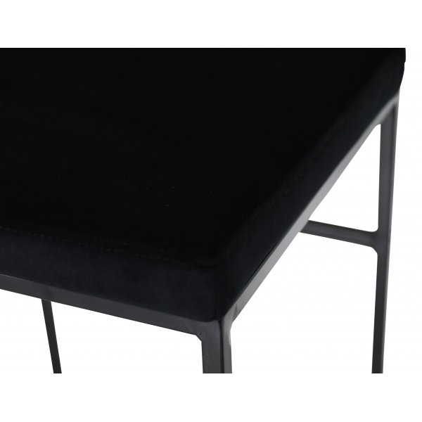 Pinottava Aston baarijakkara - Musta sametti / musta