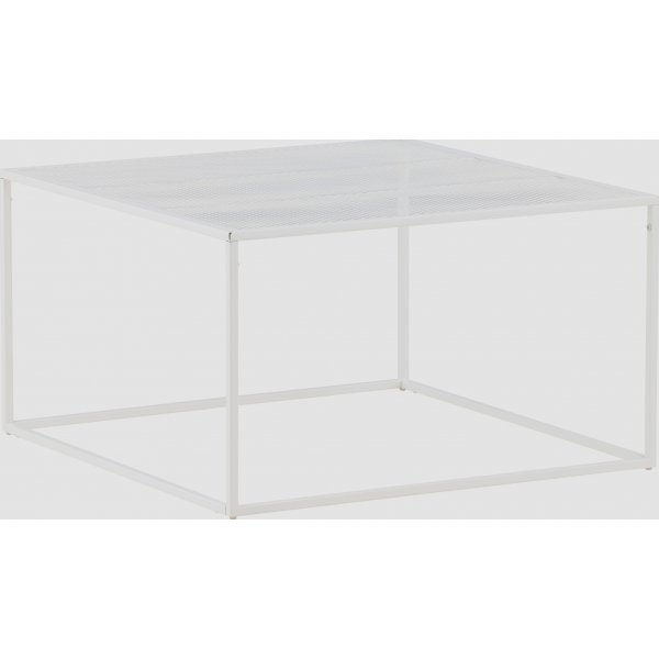 Netz sohvapöytä 80 x 80 cm - Valkoinen Netz sohvapöytä 80 x 80 cm - Valkoinen