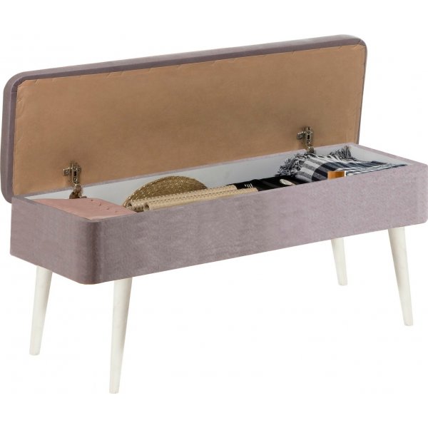 Vina penkki - Valkoinen/harmaa Vina penkki - Valkoinen/harmaa