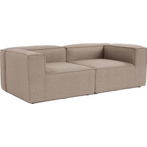 Fora 2-istuttava sohva - ruskea