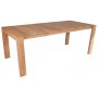Ulkoryhm: 6 tuolia ja ruokapyt 210 x 90 cm tiikki - Salt