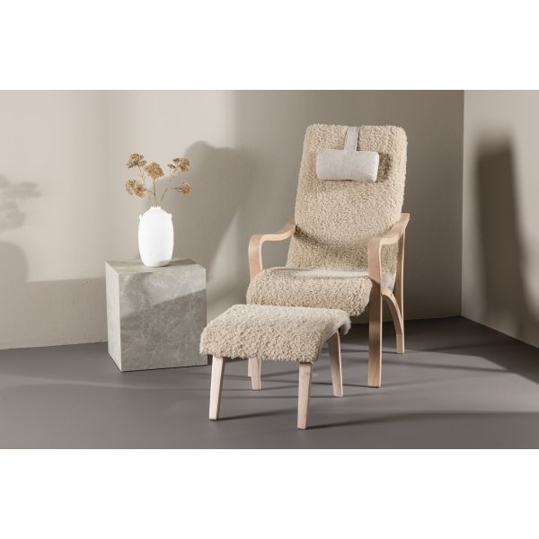 Fårö lepotuoli - ruskea Fårö lepotuoli - ruskea