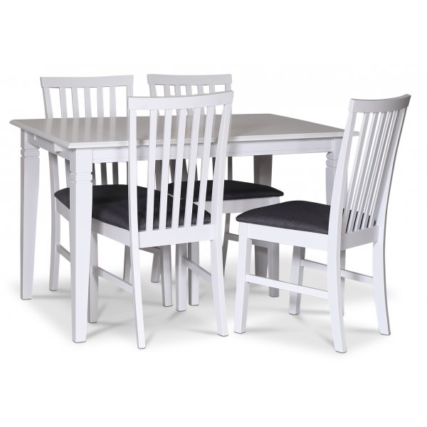 Sandhamn ruokapöytä 120x80 cm - Valkoinen Sandhamn ruokapöytä 120x80 cm - Valkoinen