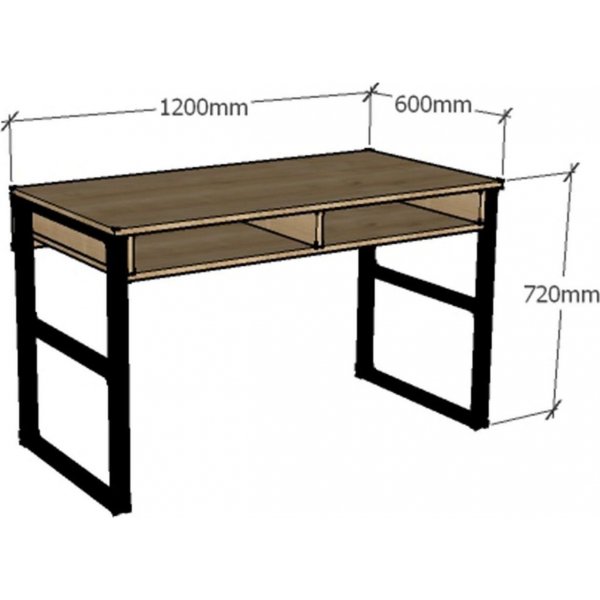 Misto kirjoitusp�yt� 120x60 cm - Sapphire