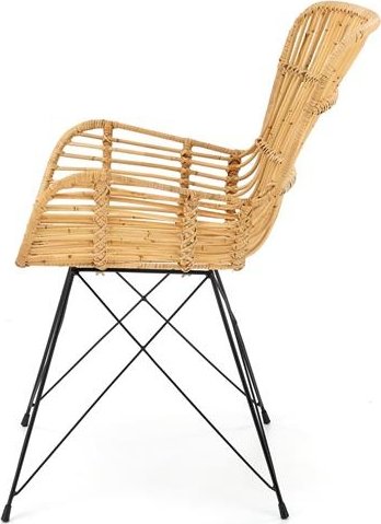 Kelley ruokatuoli - rottinki/musta