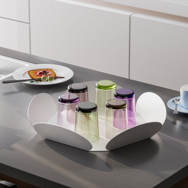 Rodoksen koriste-astia - valkoinen Rodoksen koriste-astia - valkoinen