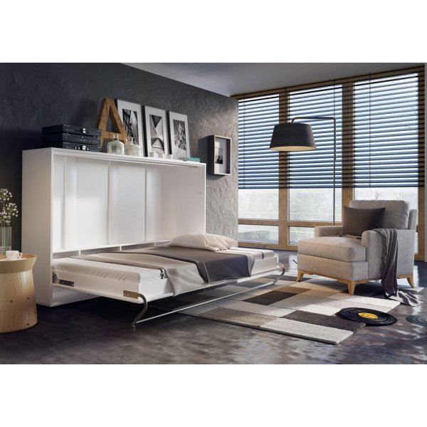 Vaakasuora Compact living -sänkykaappi (120x200 cm ulosvedettävä sänky) - Harmaa Vaakasuora Compact living -sänkykaappi (120x200 cm ulosvedettävä sänky) - Harmaa